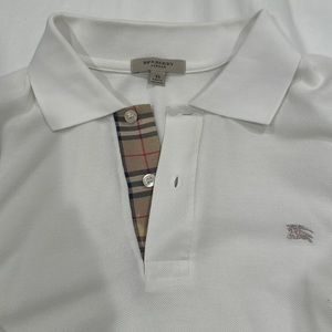 Authentic Mens XL burberry Long Sleeve Polo Shirt